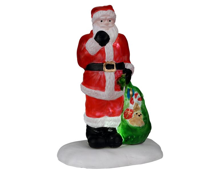 Lemax -'Santa's Here'- Verlicht accessoire - Exclusief adapter afbeelding