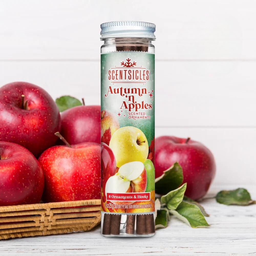 Scentsicles ornament geurstokjes - Autumn&apples - 6 stuks afbeelding