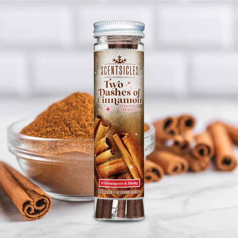 Scentsicles ornament geurstokjes - Two dashes of cinnamon - 6 stuks afbeelding