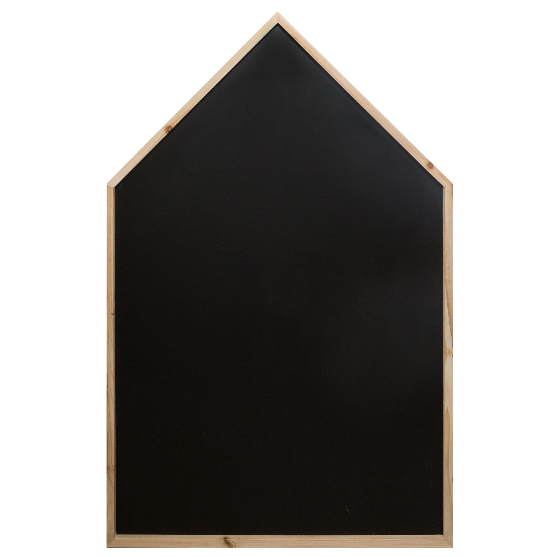 Atmosphera zwart Kinder Schoolbord - Sparrenhouten Frame - MDF Paneel - 75,3 x 3 x 116,2 cm afbeelding
