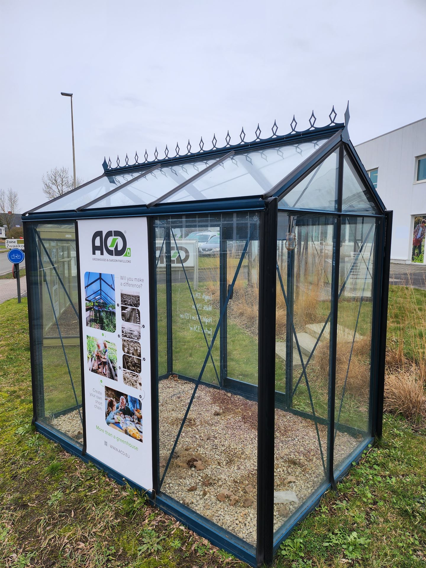 ACD Piccolo Prestige P03 Serre - 1,59 x 2,24m - Blackline afbeelding