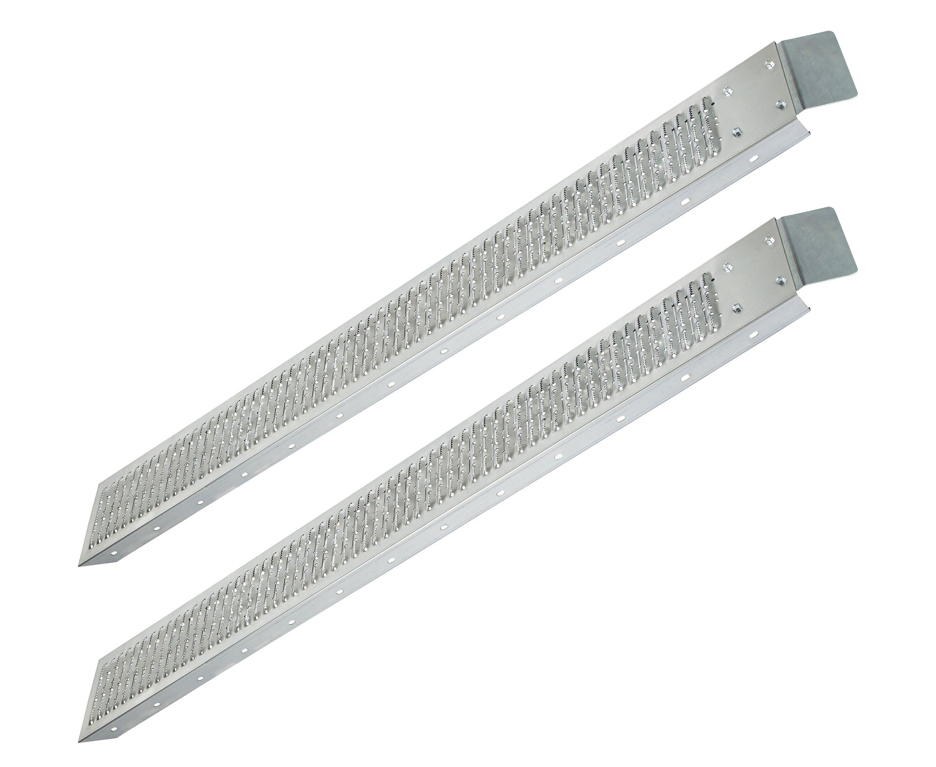 Practo Tools 2x oprijplaat mat staal 194cm staal - Oprijplaten - 23x194cm afbeelding