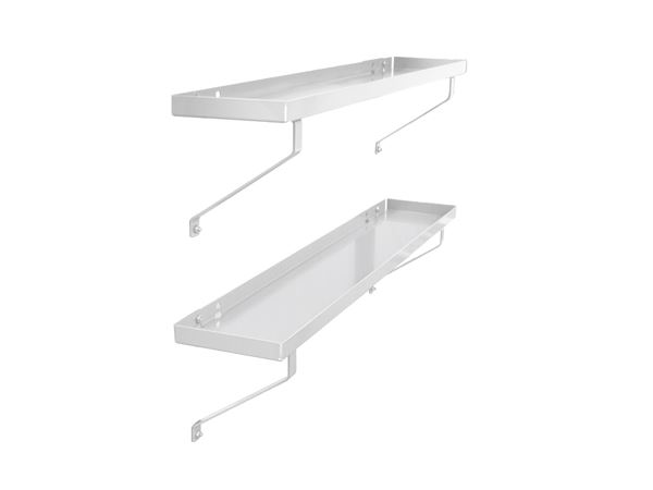 ACD set van 2 schappen - aluminium - 86 x 15cm afbeelding