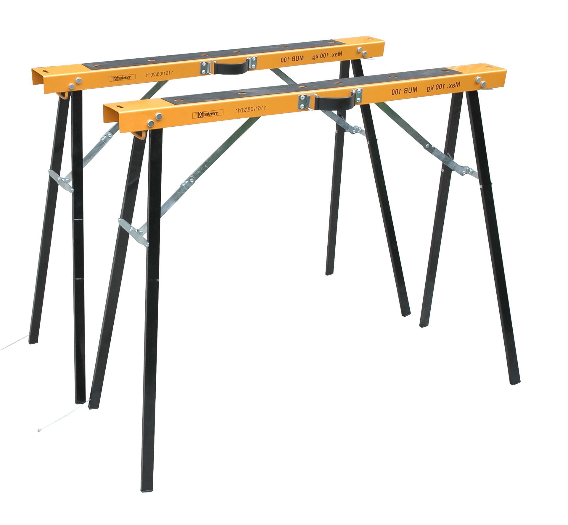 Practo Tools schraag metaal inklapbaar Metaal - Set van 2 - 100x81cm