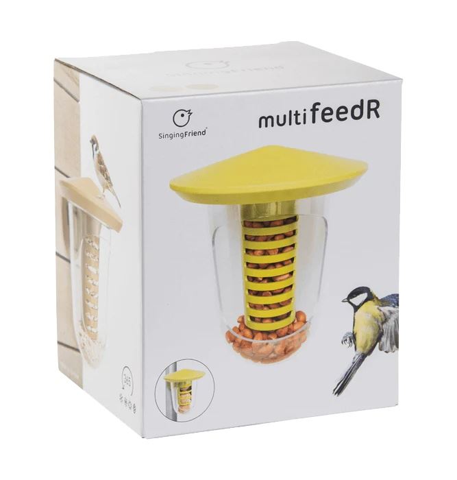 Singing Friend Multi Feeder – Bruin/Transparant