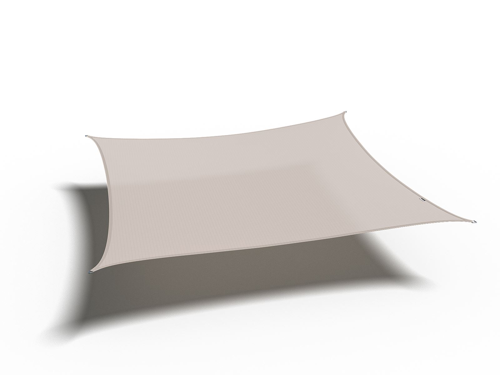Platinum schaduwdoek Coolfit - vierkant - 360 op 360 cm - greige (grijs/beige) afbeelding