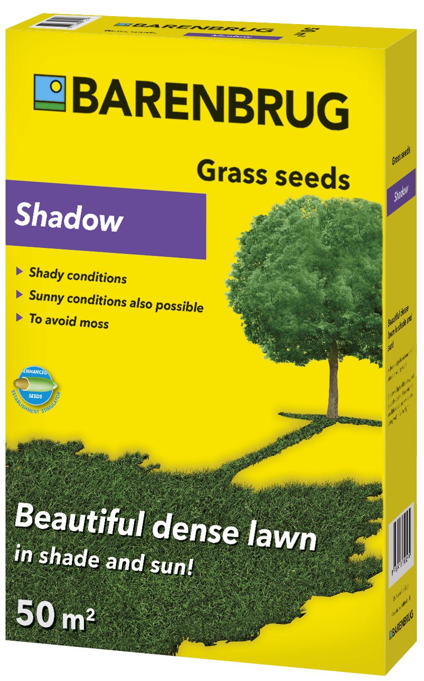 Barenbrug graszaad 1kg tot 50m² - Shadow gecoat - voor in de schaduw en zon afbeelding