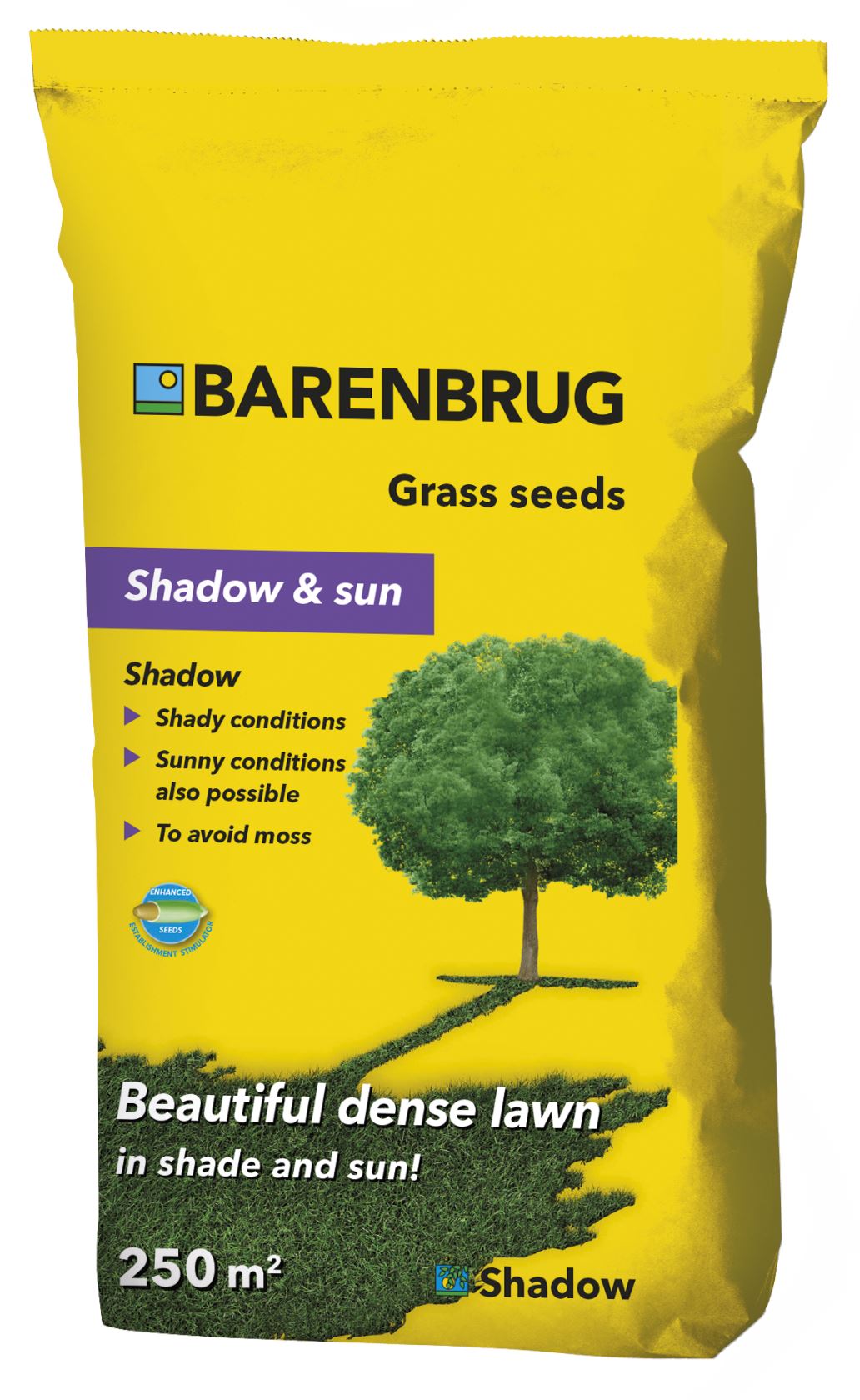Barenbrug graszaad 5kg tot 250m² - Shadow gecoat - voor een vol schaduwgazon afbeelding