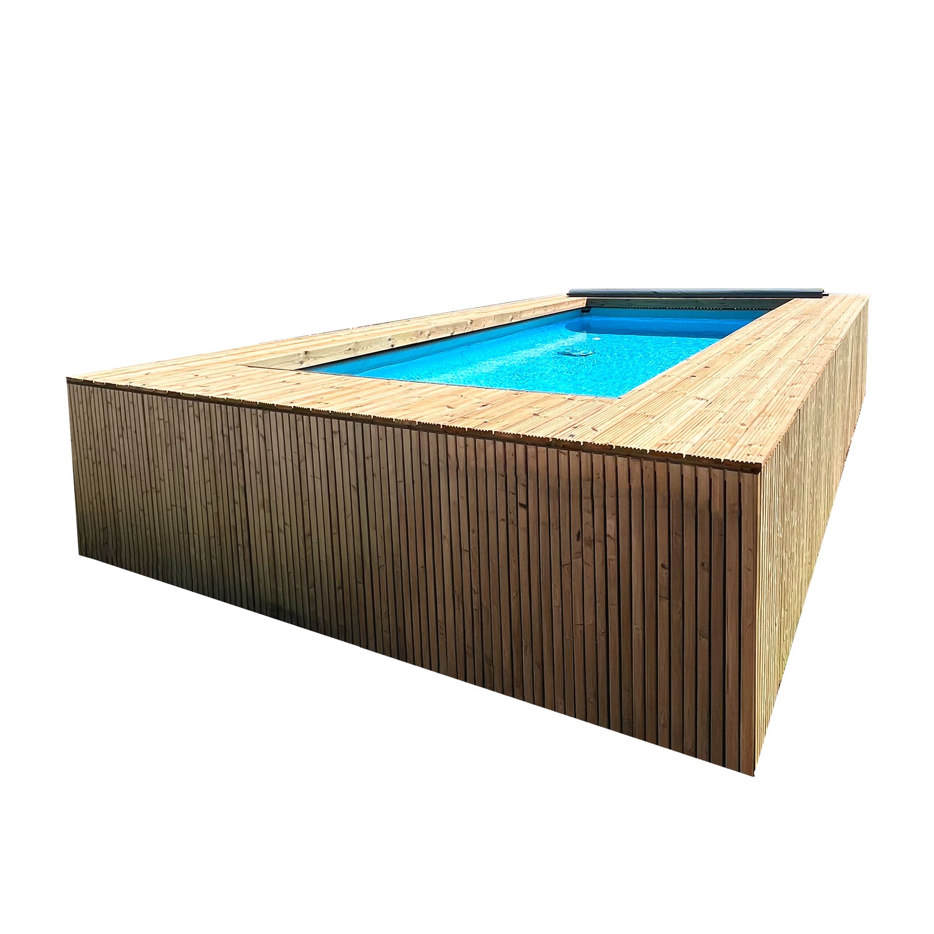 Simpool 4 - houten zwembadomkadering startpakket - L550 x B350 x H135 cm afbeelding