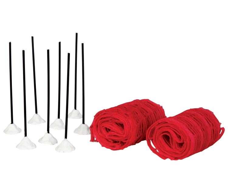 Lemax Ski Racing Net - set van 10 - kerstaccessoire