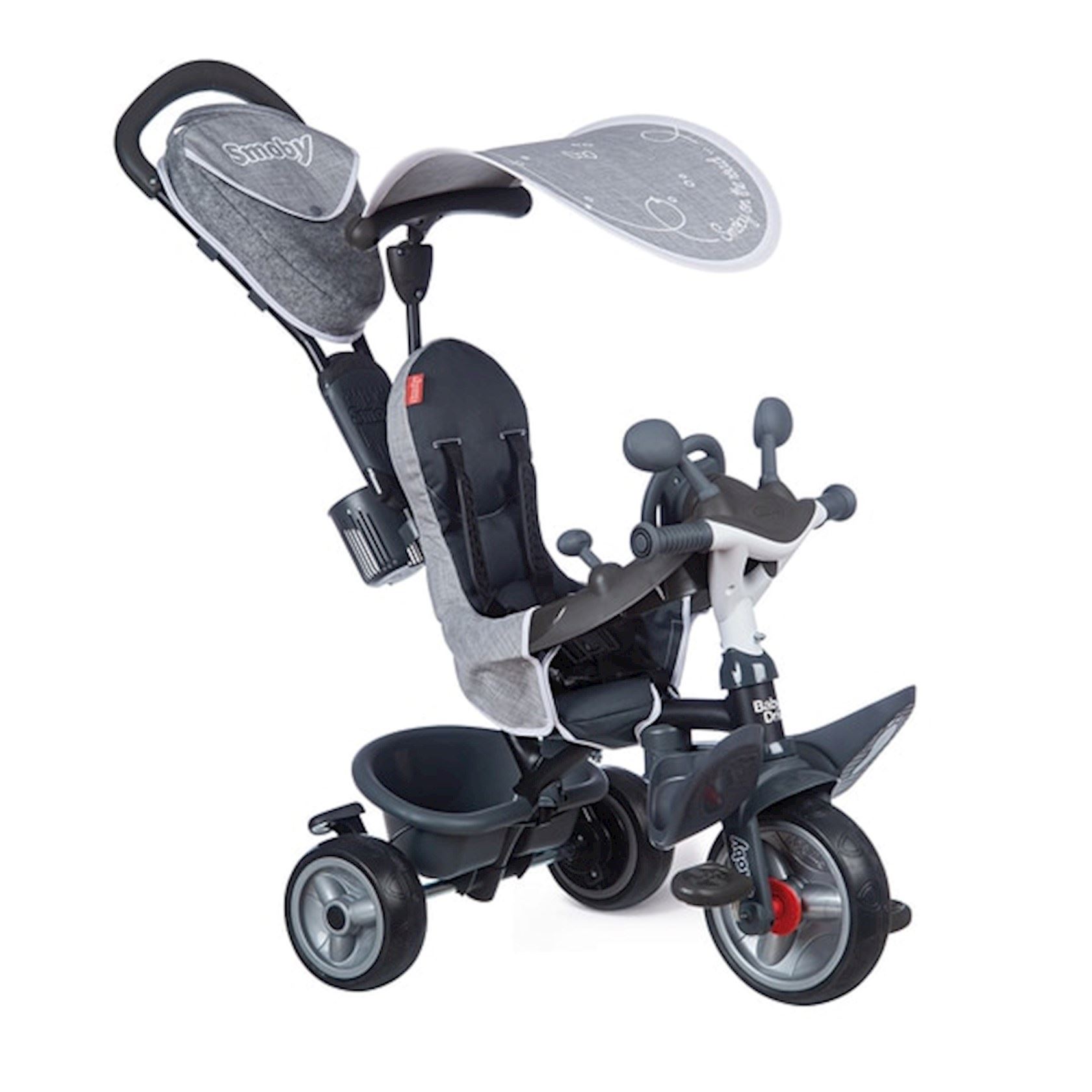 Smoby Baby driver plus driewieler grijs afbeelding