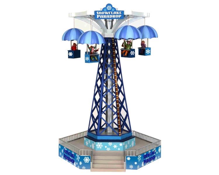 Lemax - 'Snowflake Paradrop' - Verlichte Sights & Sounds met animatie - Inclusief adapter