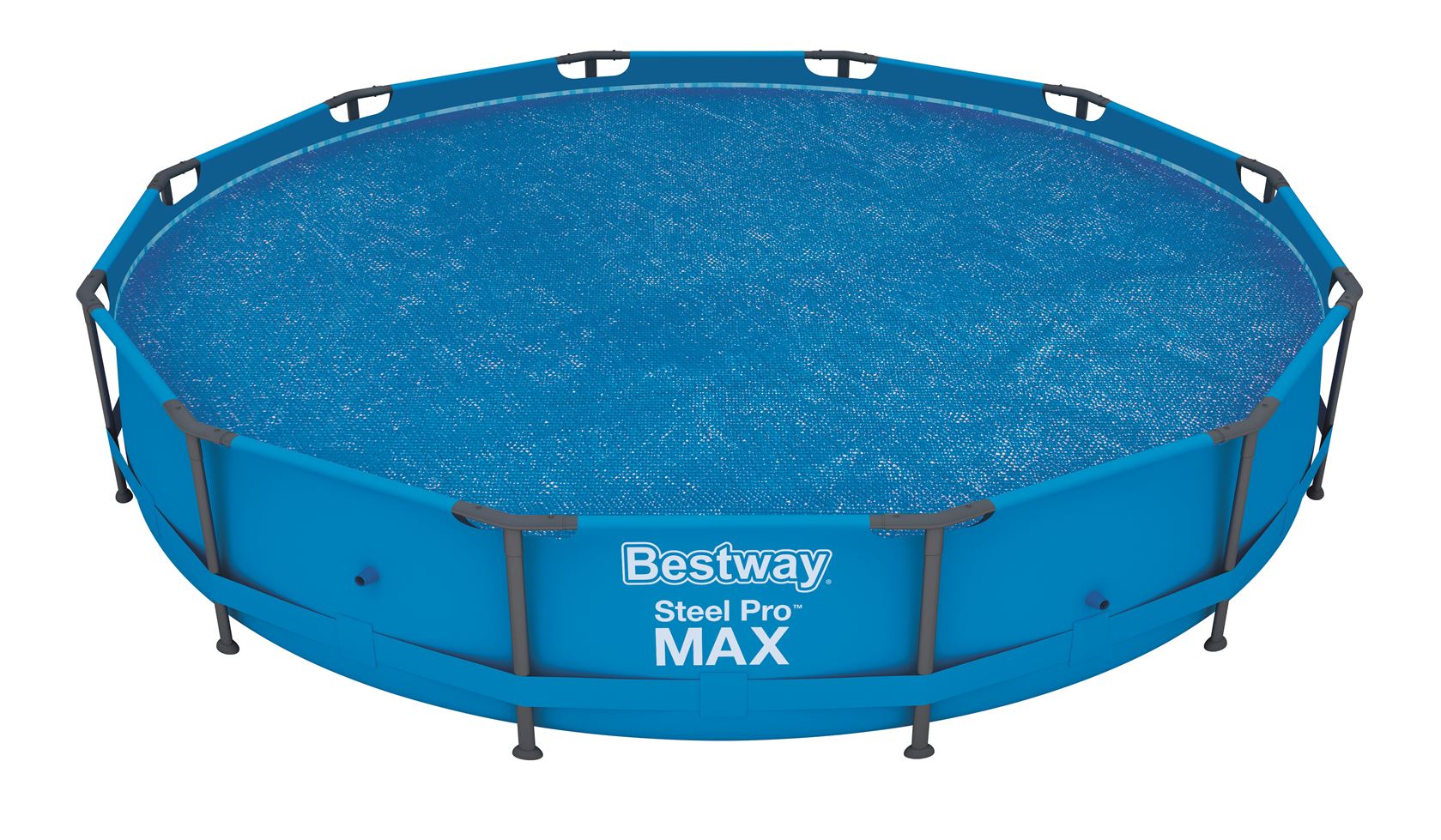 Bestway drijvende solar cover/afdekzeil - rond - Diameter 356 cm afbeelding