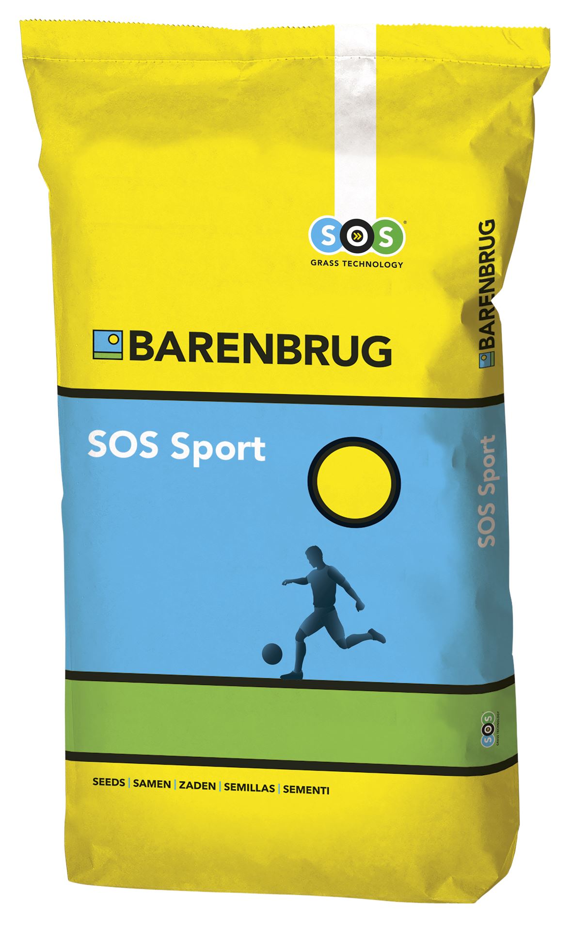 Barenbrug graszaad 15kg tot 500m² - SOS Super Over Seeding - herstel sportgras afbeelding