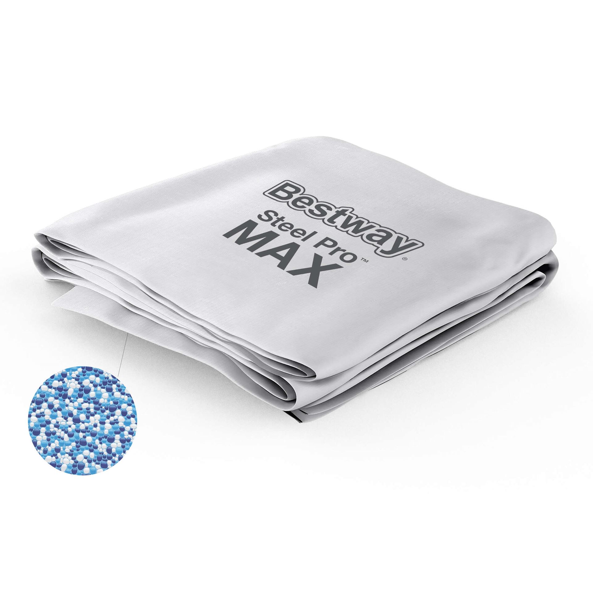 Reserveonderdeel - Bestway Steel Pro MAX Zwembadfolie - 305 x 76 cm - Rond - Wit/Prismatic Stone - Spare parts