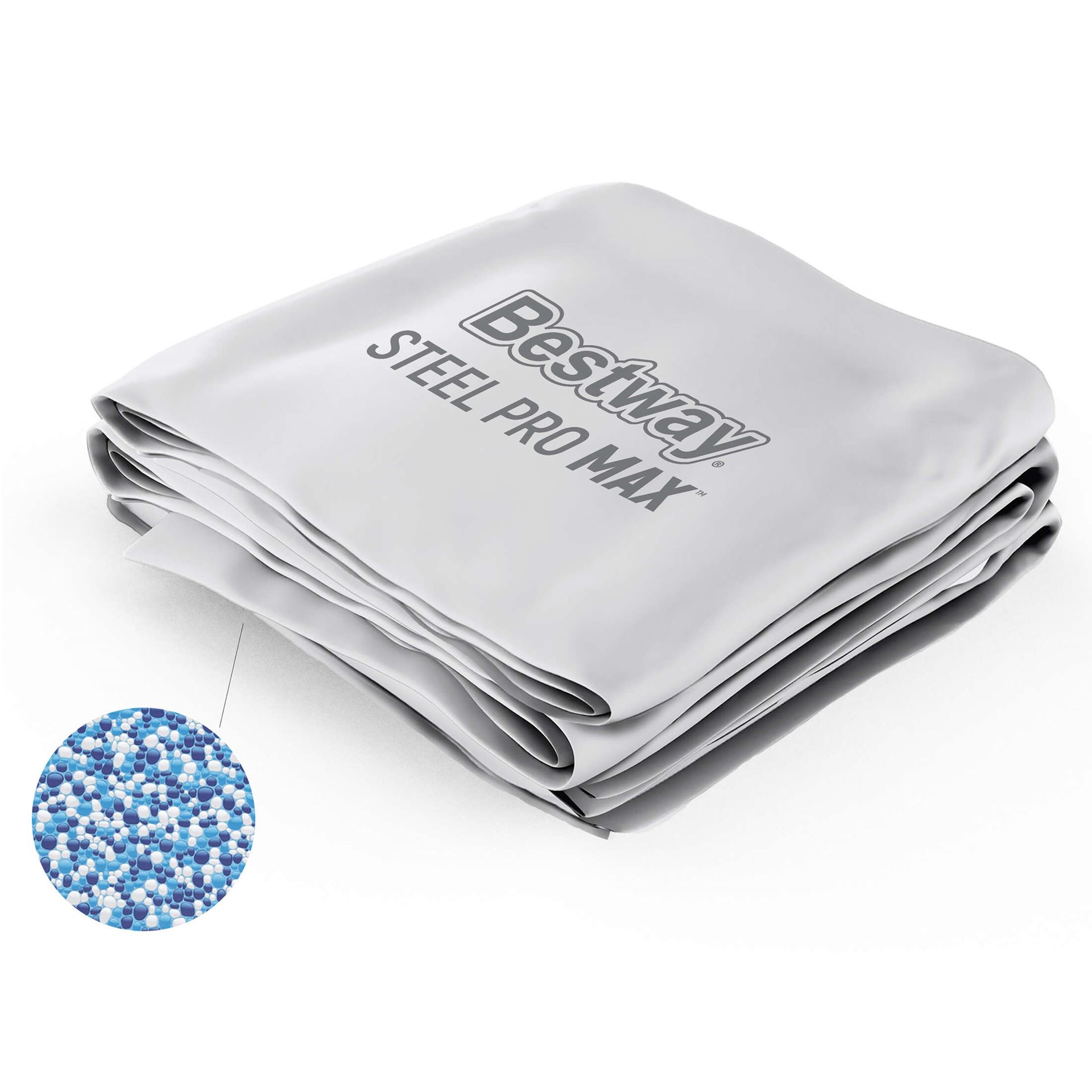 Reserveonderdeel - Bestway Steel Pro MAX Zwembadfolie - 366 x 76 cm - Rond - Wit - Spare parts