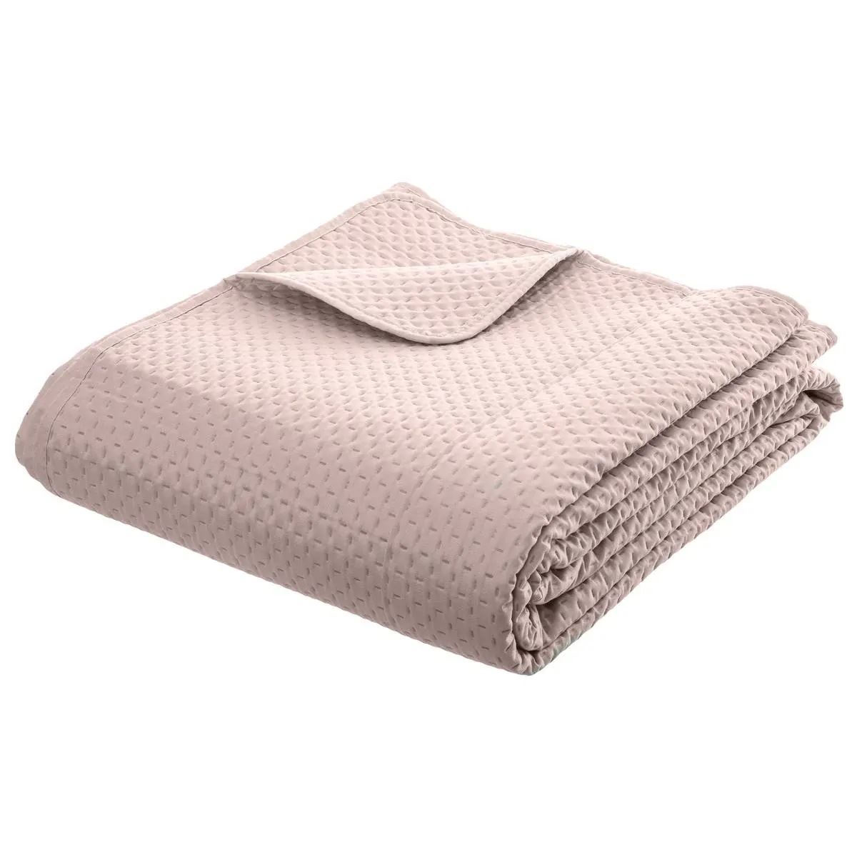 Atmosphera Bedsprei Dolce 240x260 + 2 kussens 60x60 - Oud Roze - Dubbelzijdig - Sierlijk patroon afbeelding
