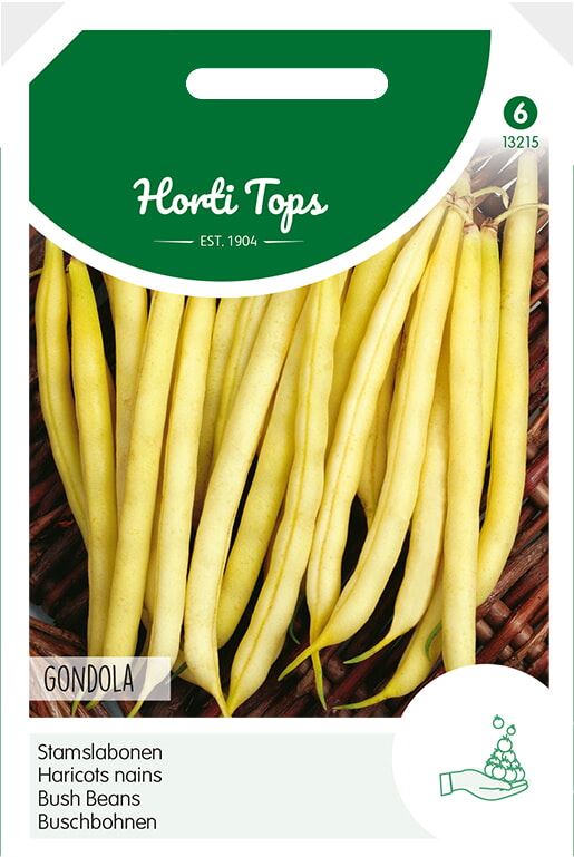 Horti Tops Lage Stamslabonen zaden - Gondola - Wasboon witzadig - 100g afbeelding