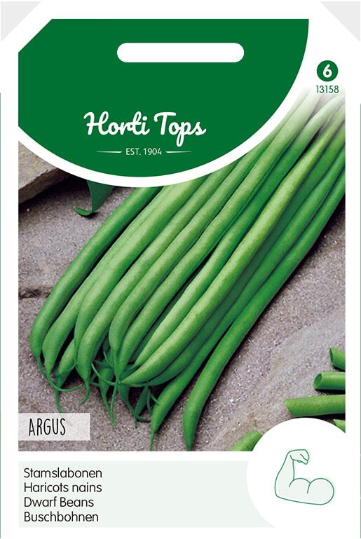 Horti Tops Stamslaboon zaden - Argus bruinzadig afbeelding