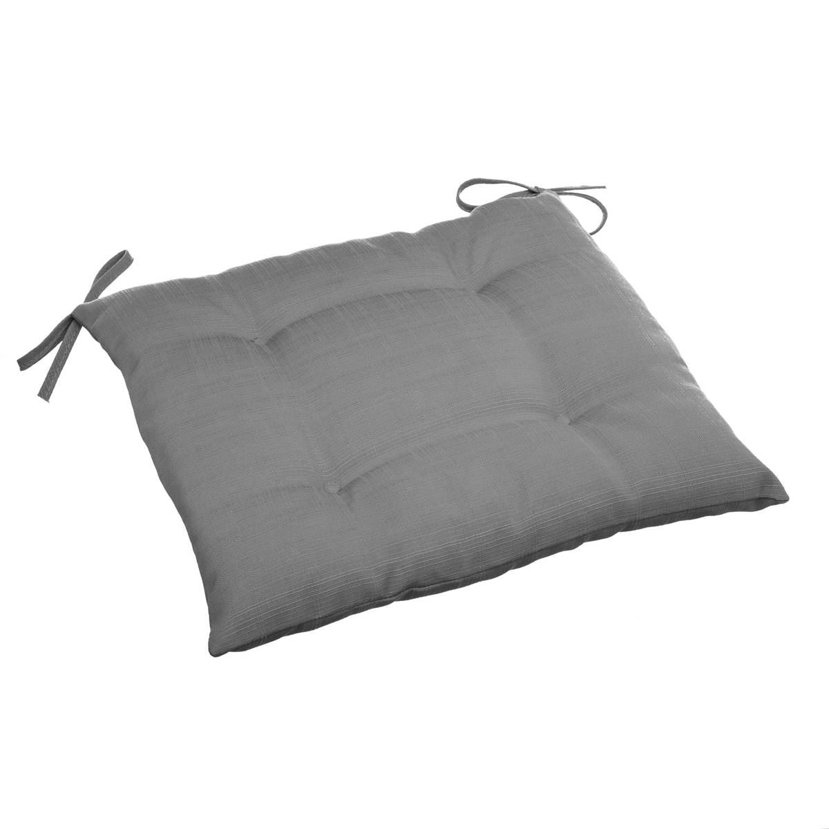 Hespéride grijs Stoelkussen voor 4 Personen - Niet Afneembaar - 40x40 cm afbeelding
