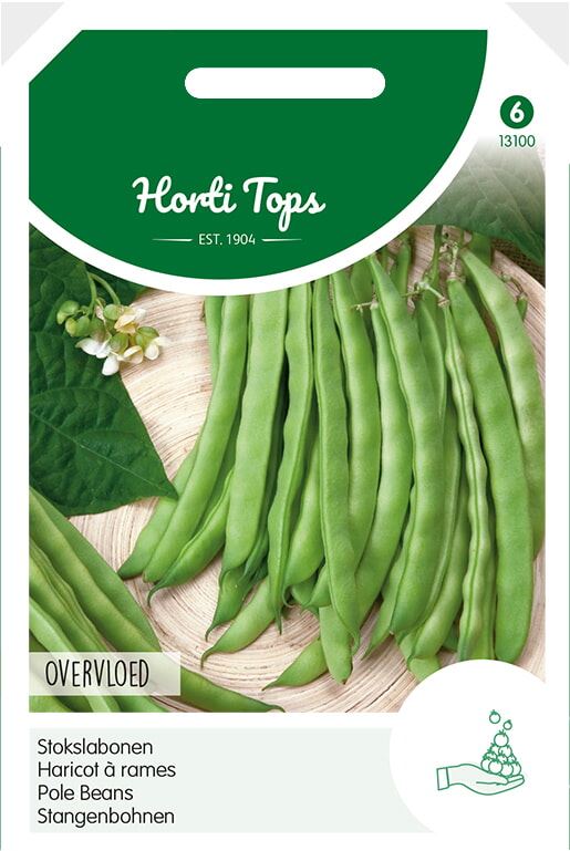 Horti Tops Stokslabonen zaden - Overvloed - Type Rentegever afbeelding