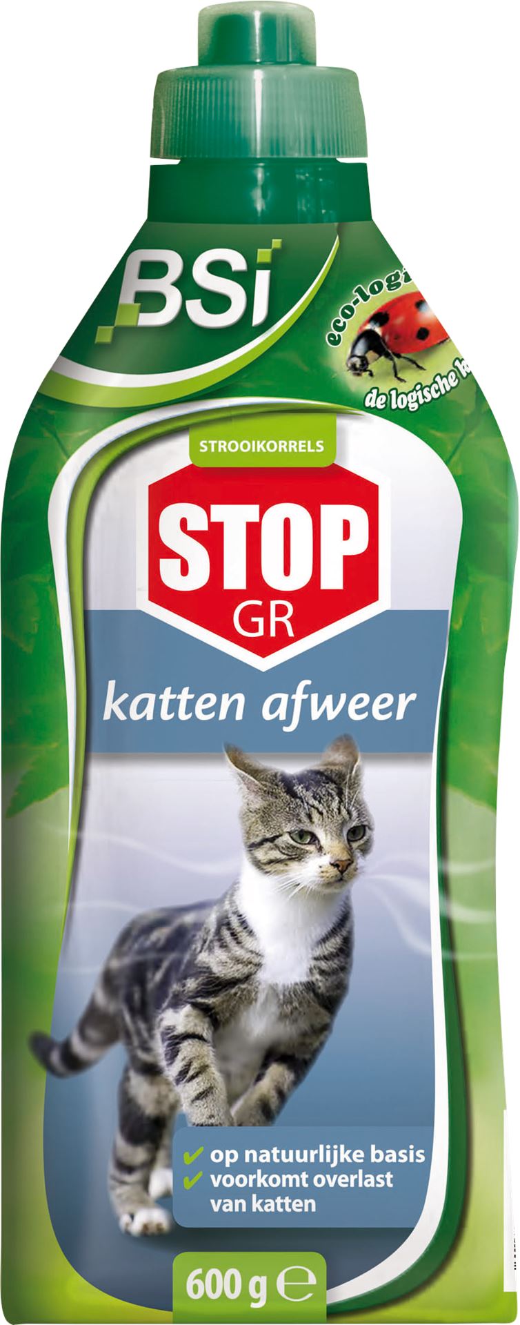 BSI Stop Granulaat Kat - Katten verjagen - Afweer van katten - 600 g voor 60m² afbeelding
