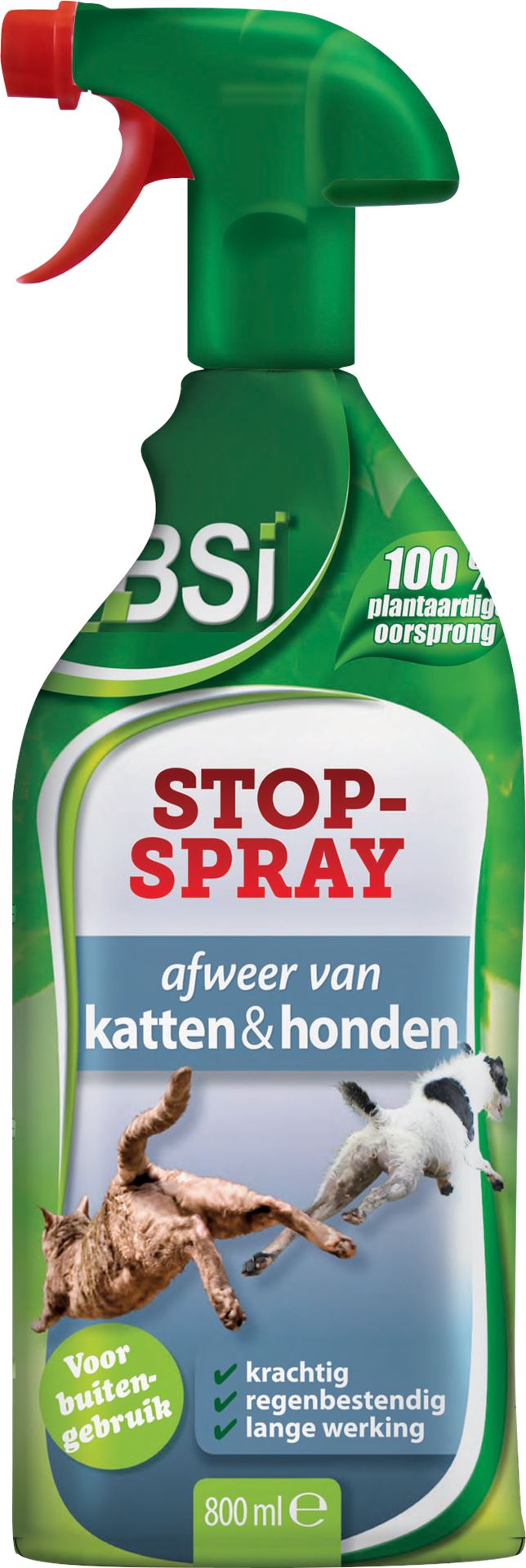 BSI Stop Spray voor het verjagen van katten en honden - Langdurig actief - 800ml afbeelding