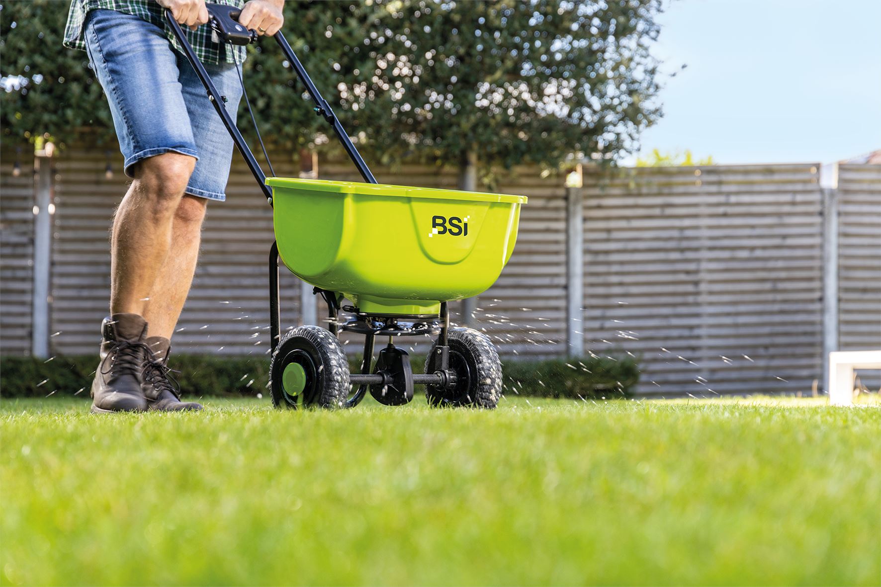 BSI strooiwagen voor meststoffen, zaden en andere toepassingen afbeelding