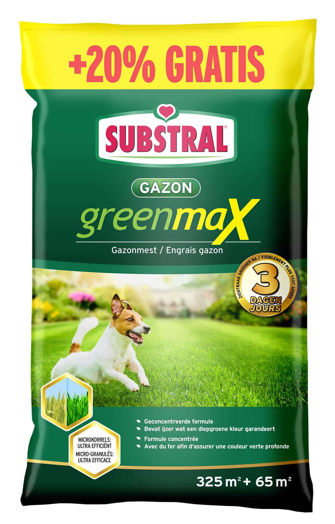 Substral gazonmeststof 13,65kg voor 390m²- greenmax afbeelding