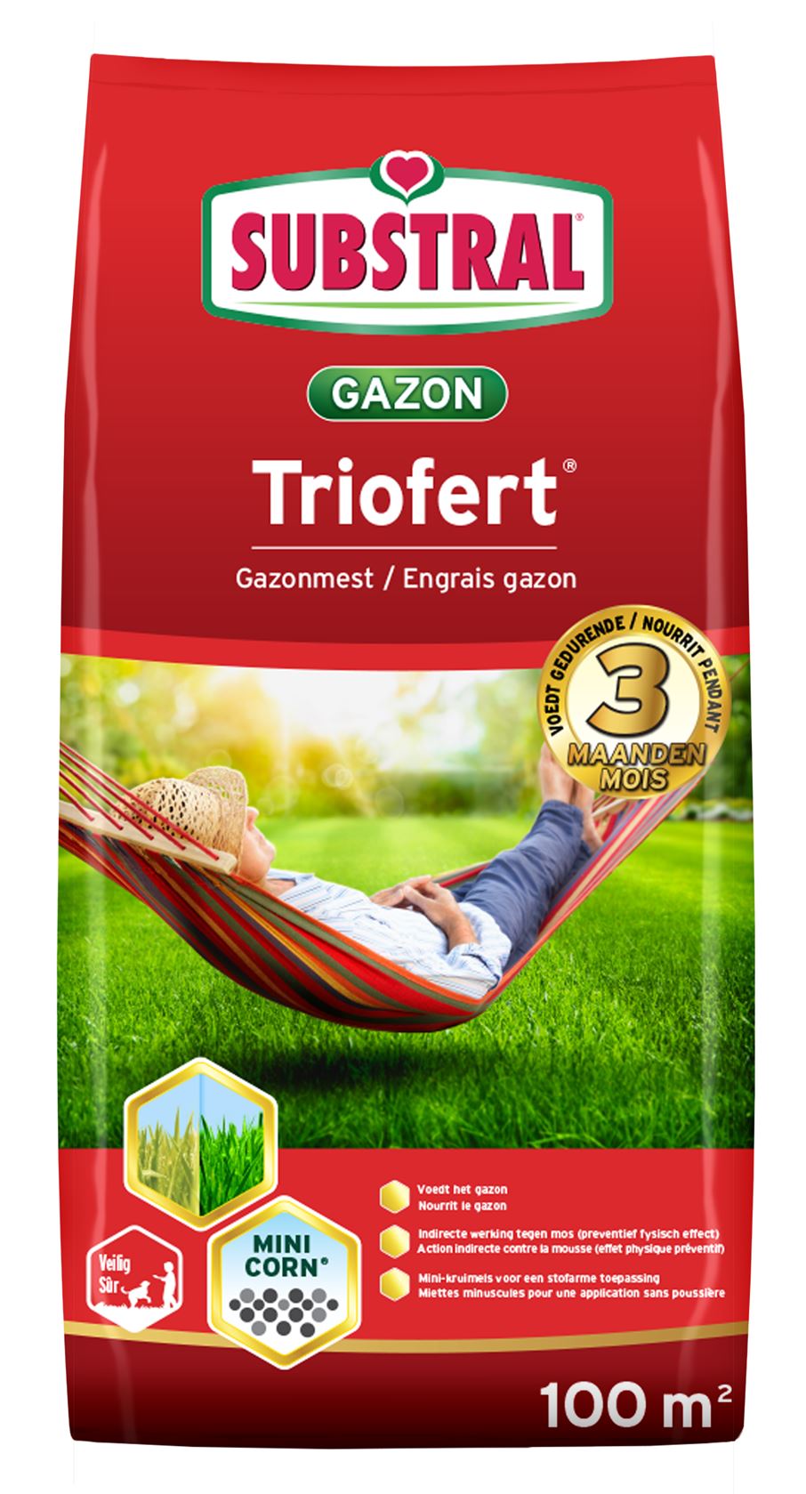 Substral gazonmeststof 10kg voor 100m² - Triofert afbeelding