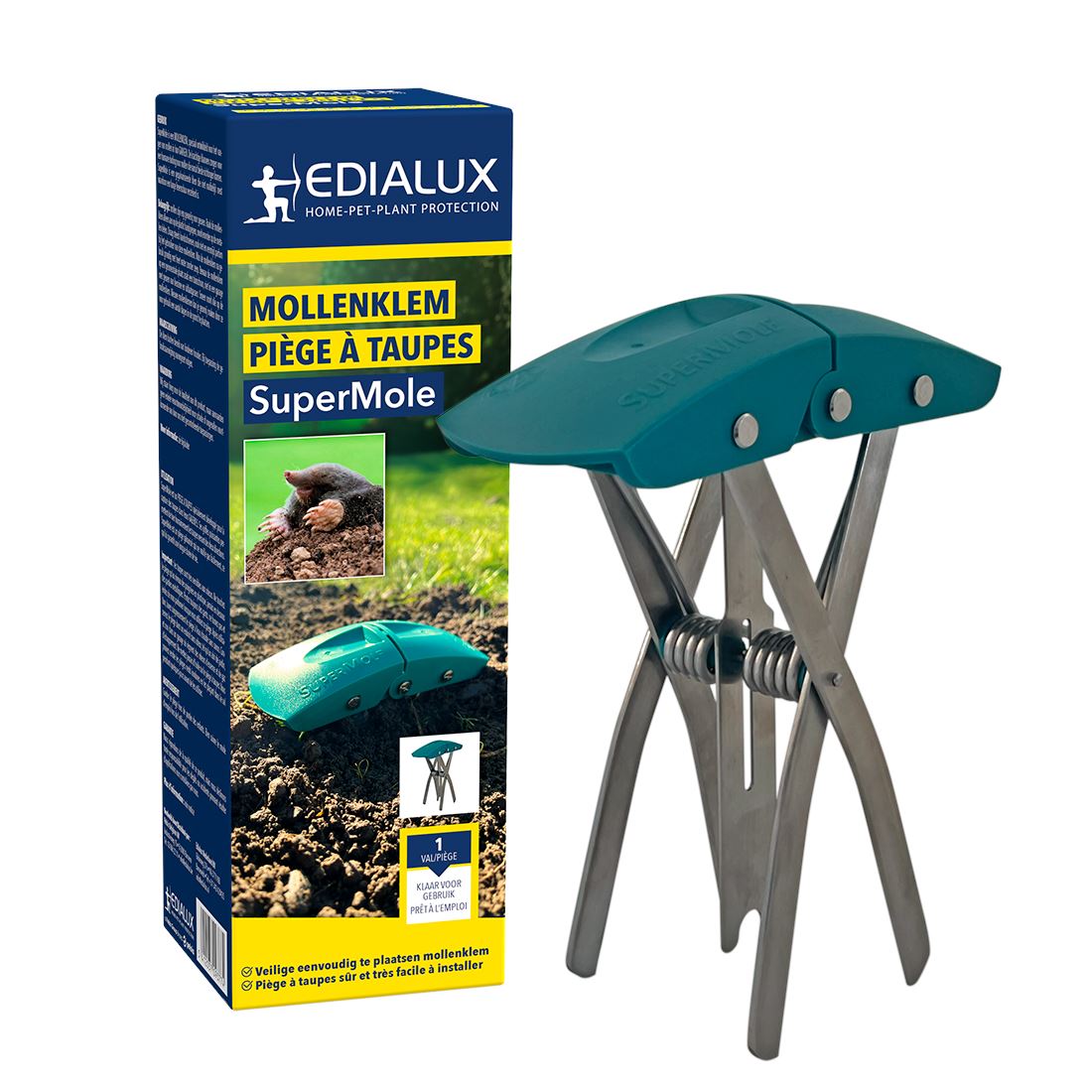 Edialux SuperMole– Mollenklem – Sterk, Duurzaam&Veilig in Gebruik afbeelding