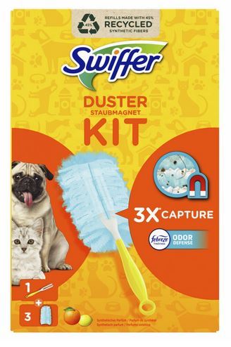 Swiffer Duster Startset voor Huisdieren - Inclusief Navullingen - Ambi Pur Geur afbeelding
