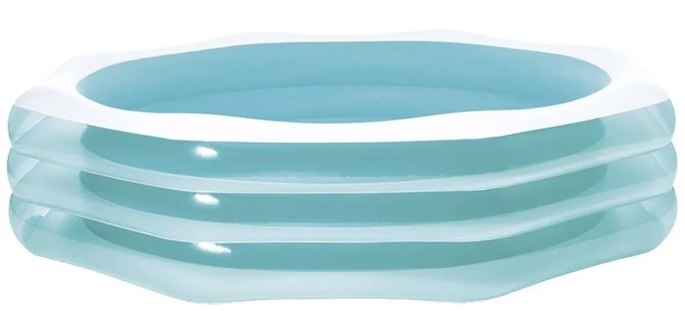 Intex opblaasbaar familiezwembad - Achthoekig - L254 x B254 x H56 cm afbeelding
