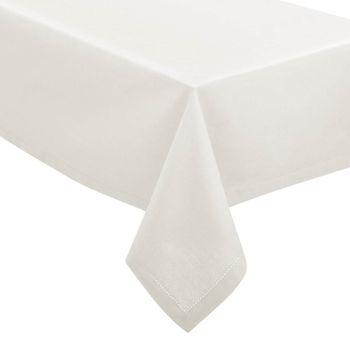 Atmosphera wit katoenen tafelkleed - Jane - 140x240 cm afbeelding