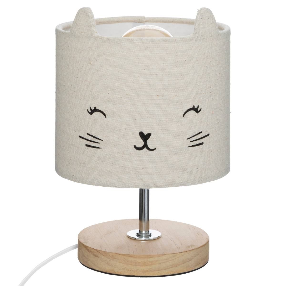 Atmosphera grijze Tafellamp - E14 LED - Maximaal vermogen: 25W - Kabellengte: 150 cm afbeelding