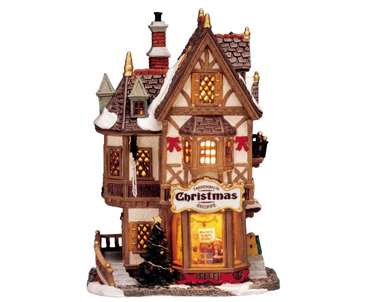 Lemax - 'Tannenbaum Christmas Shoppe' - Verlicht gebouw - Exclusief adapter