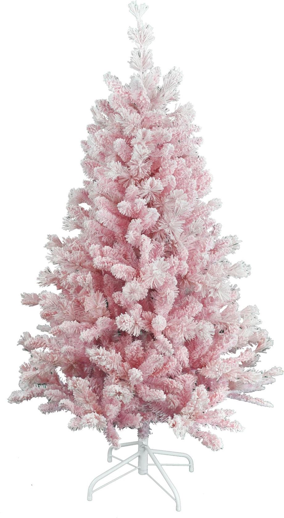 Teddy Pink kunstkerstboom - 180 cm - roze - Diameter 97 cm - 658 tips - metalen voet
