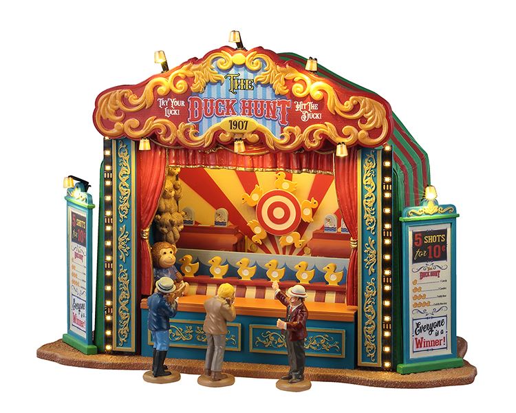 Lemax Carnival Kersthuisje - The Duck Hunt - Sights & Sounds - 2025 Collectie