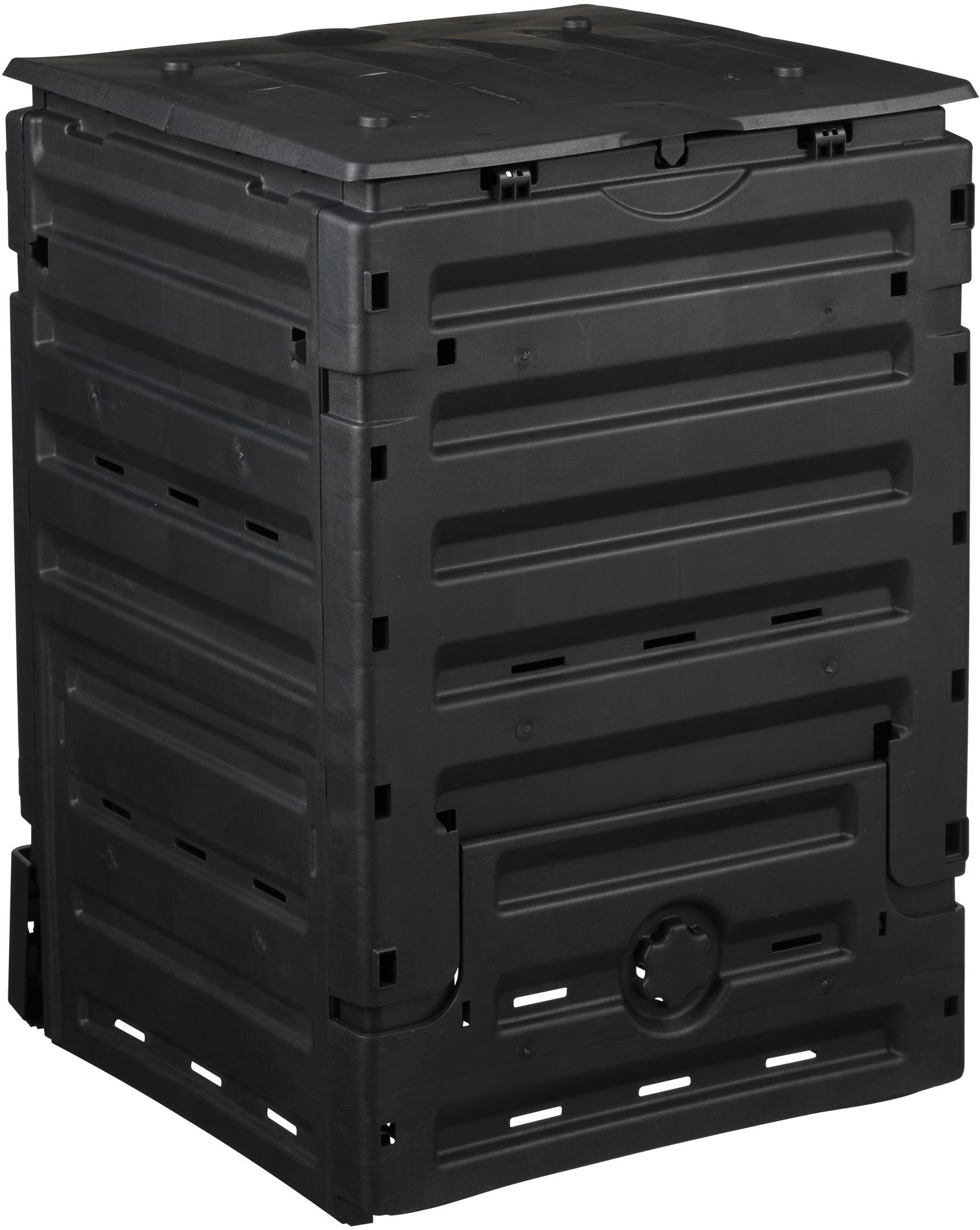 Nature compostsilo H90x60x60cm 300l, zwart, knock-down afbeelding