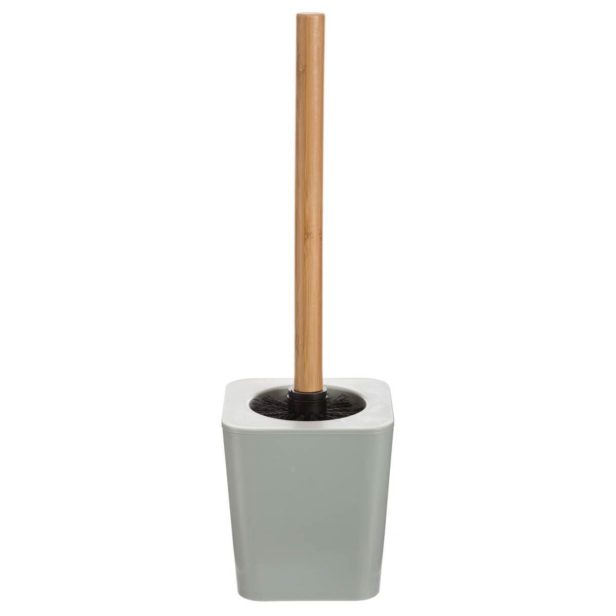 Natuurlijke WC-borstel - Wit - Bamboe afbeelding