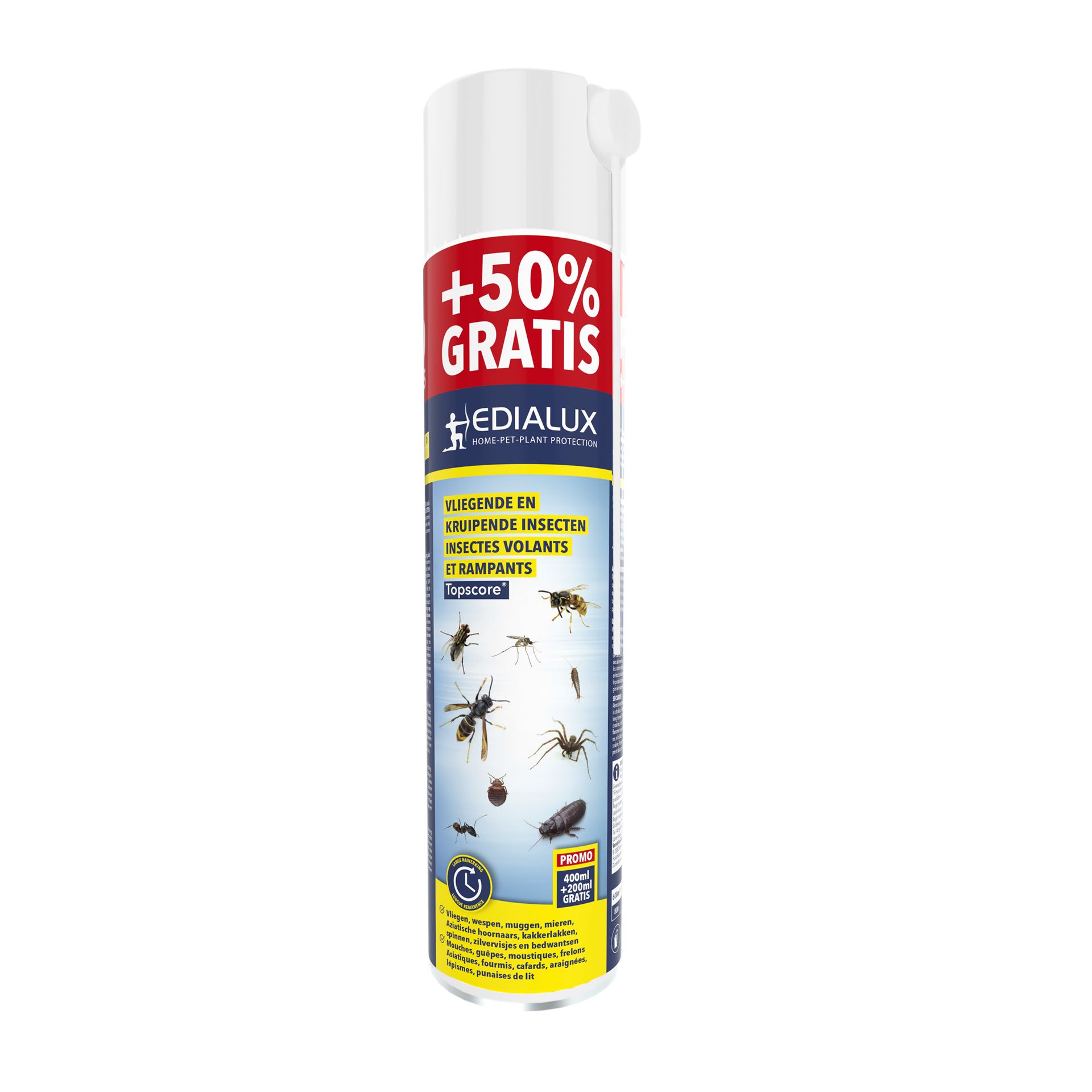 Topscore Spray Vlieg- en Kruipende Insecten– 600 ml – Krachtige en langdurige bescherming afbeelding
