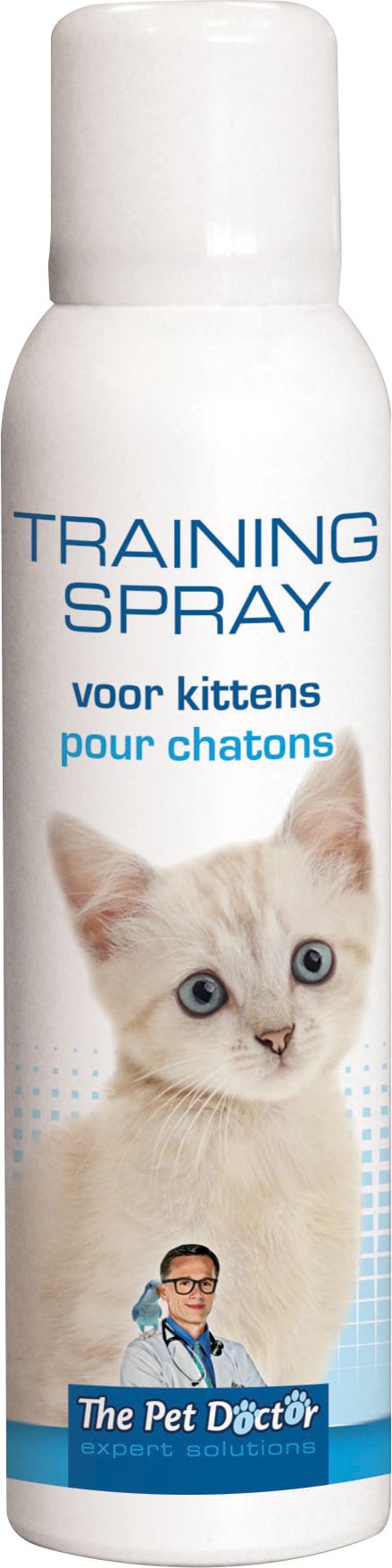 The Pet Doctor Training spray kittens - Katten - Handig hulpmiddel bij opvoeding jonge kat - 120ml afbeelding