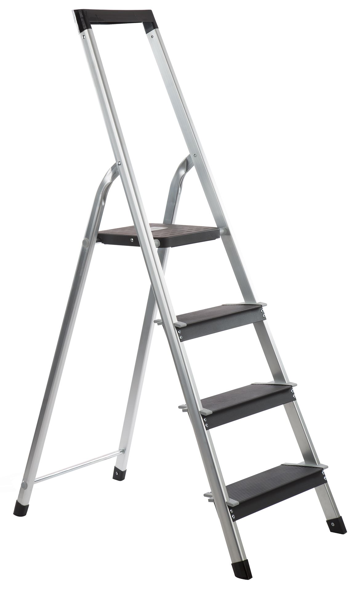 Escalo power step aluminium - Aluminium trapladder met brede treden - 4 treden