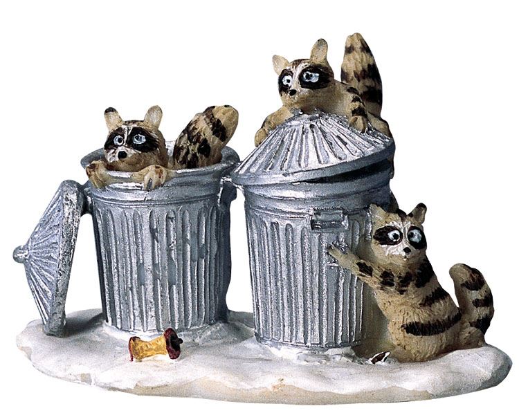 Lemax Trash Bandits - miniatuur kerstfiguur afbeelding