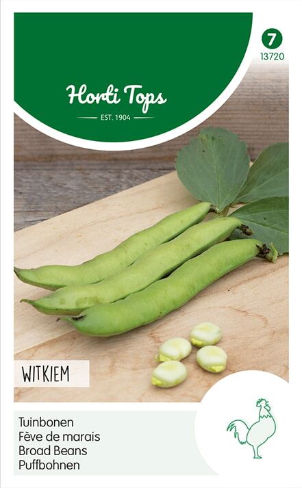 Horti Tops Tuinbonen zaden - Witkiem - 250g afbeelding