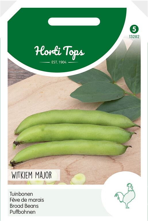Horti Tops Tuinbonen zaden - Witkiem Major - 100g afbeelding