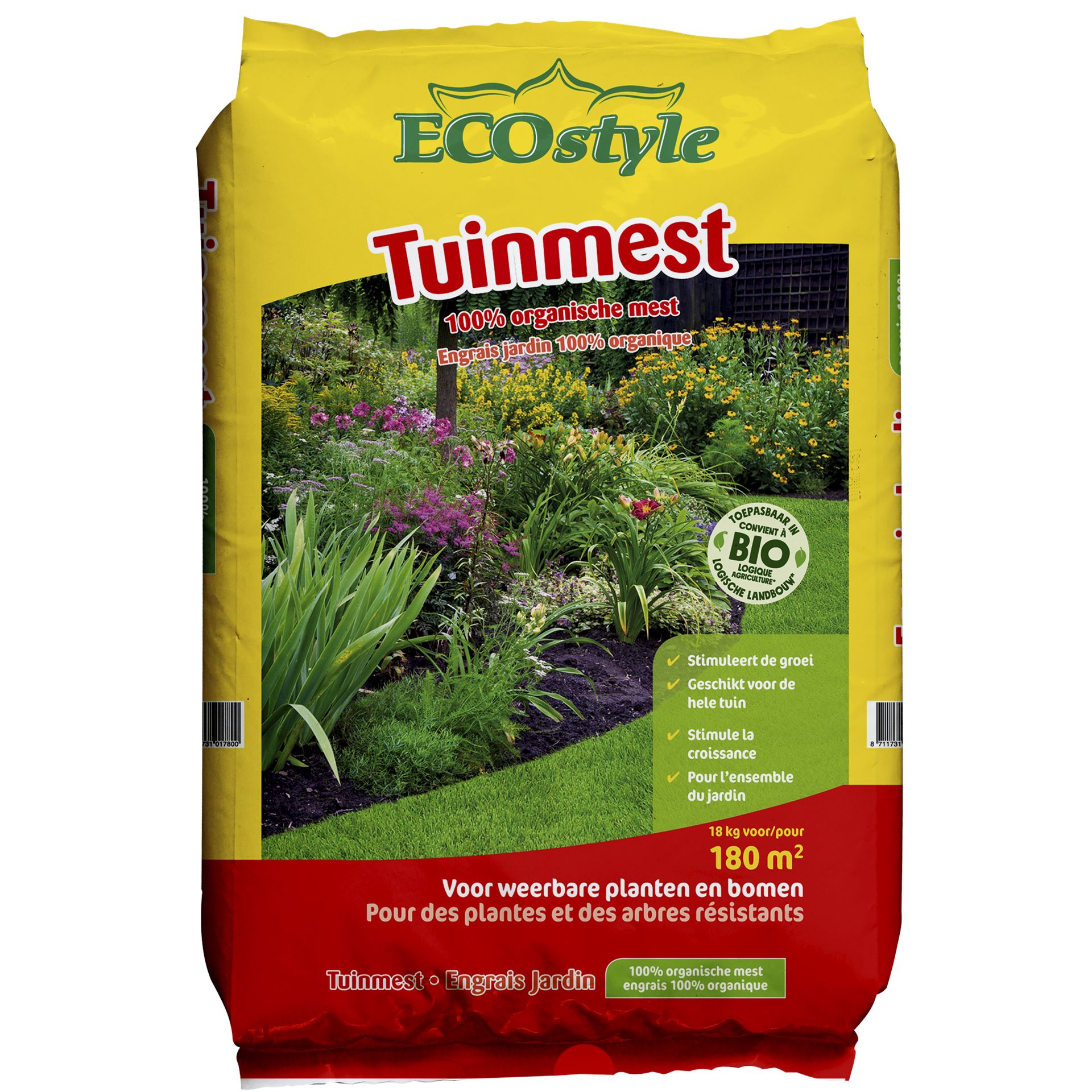 Ecostyle meststof voor tuin - 18.0 kg afbeelding