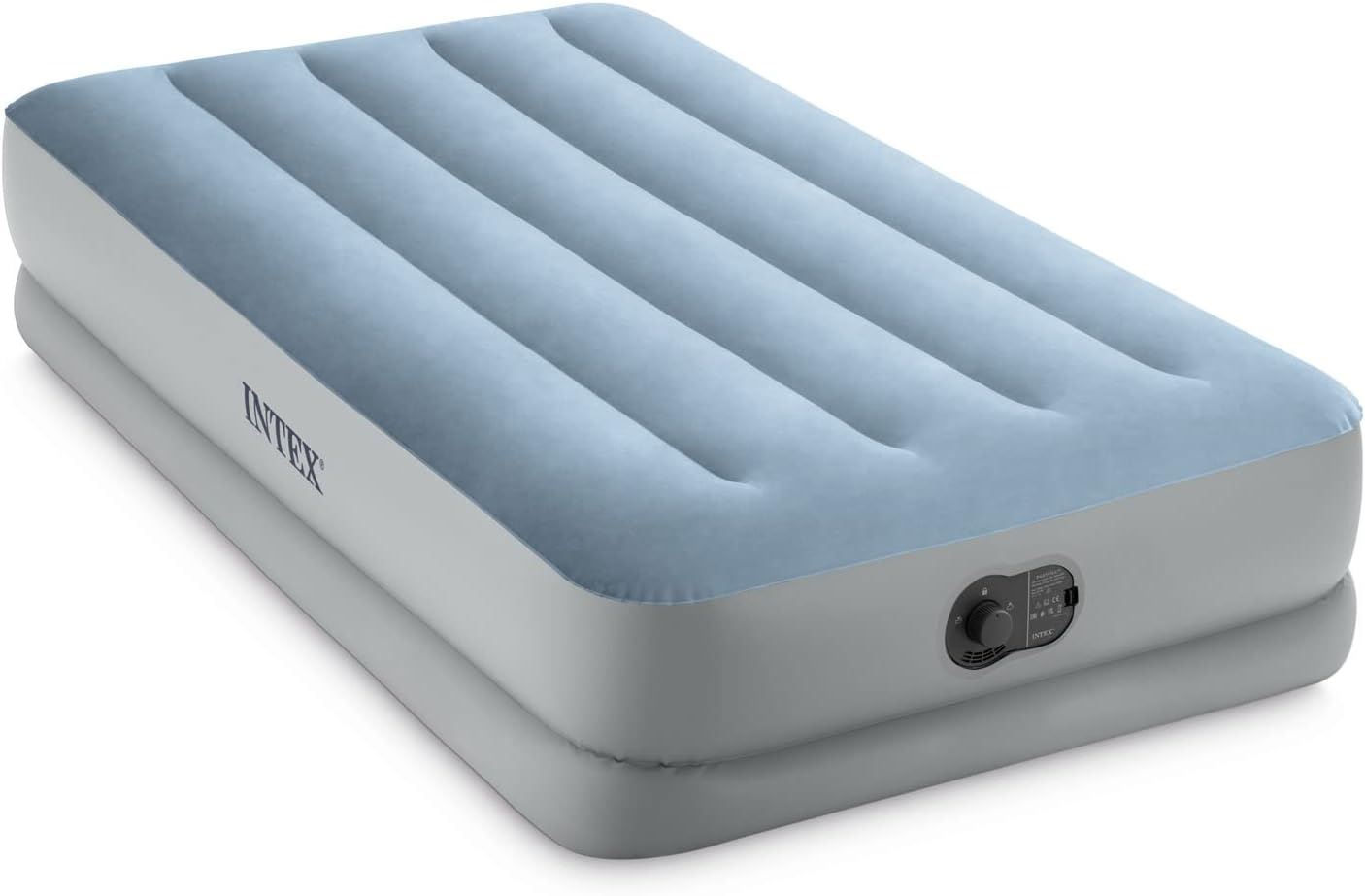 Intex Luchtbed Twin Comfort'USB-fill'- 191x99x36 cm - Met ingebouwde pomp en reistas afbeelding