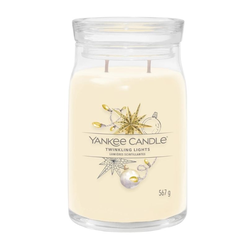 Yankee Candle geurkaars - Twinkling Lights - Signature Large Jar afbeelding
