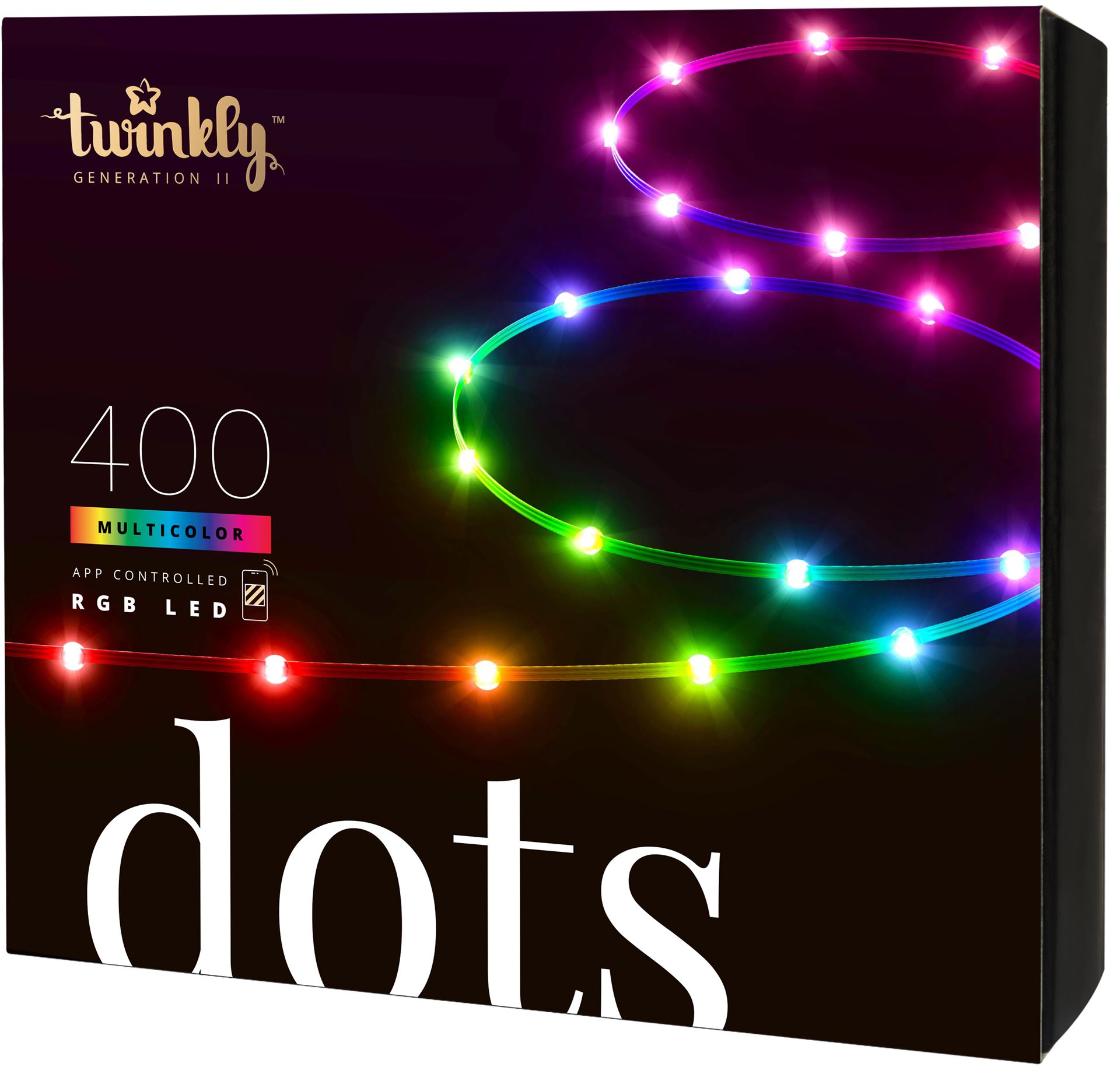 Twinkly Dots flexibele led-string - 400 ledlampjes en 10m aan sfeer